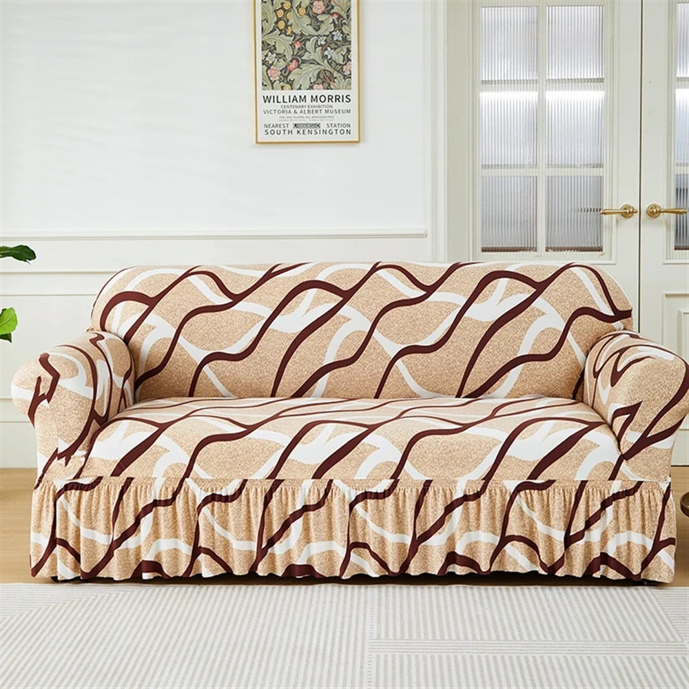 Elastic Sofa Cover For Living Room Printed Sofa Slipcover L Shape Sofa Furniture Protector Cover Bedroom Home Decor