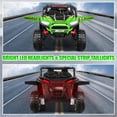 thumbnail image 6 of VIBESPARK 24V 2 Seater Ride on Toys UTV with Remote Control, Electric Ride on Cars for Kids, Power Car Wheels, Colorful LED Lights, Bluetooth, Storage Space, Green, 6 of 9