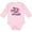 AD-Pink, variant on Inktastic Breast Cancer Awareness Her Fight is our fight Boys or Girls Long Sleeve Baby Bodysuit