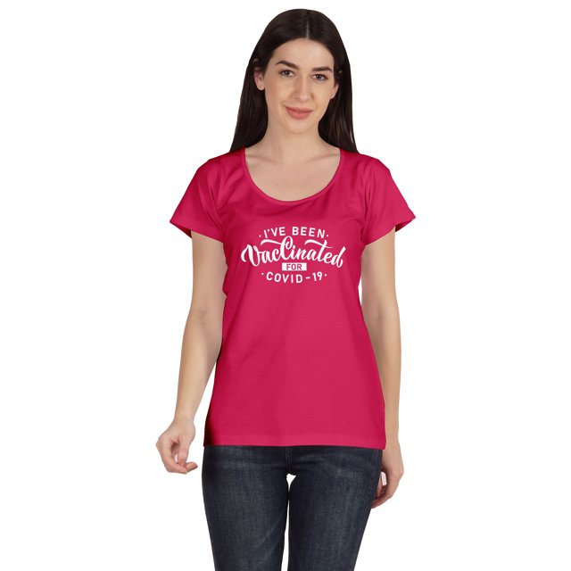 Inkmeso I've Been Vaccinated For Pro-Vaccine T-shirt Tops For Womens