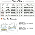 thumbnail image 4 of CKpwisy Front Close Bra Wireless Bra Yoga Bra Gifts for Women Plus Size Comfort Wirefree No Underwire Bra for Women Comfy Corset Bra Push Up Bras for Women, 4 of 5