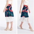 thumbnail image 4 of Flamingo Stylish Chiffon Beach Dresses - Summer Dress for a Day at the Beach, 4 of 6
