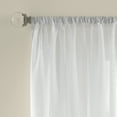 thumbnail image 4 of Mainstays Crushed Voile Sheer Curtain Single Panel, Indoor, White, 51"W x 63" L, Adult, 4 of 5