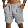 thumbnail image 3 of Mfakffe Mens Mesh Athletic Shorts Lightweight Quick Dry Drawstring Casual Workout Shorts Breathable Gym Running Sport Shorts with Side Pockets, 3 of 5