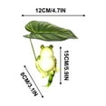thumbnail image 3 of Kbndieu Simulation Frog Leaves Cool Simulation Fauna Ornaments Fish Pond Fish Tank-Landscaping Layout Landscaping Home Balcony Courtyard Crafts Home Essentials, 3 of 7