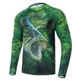 thumbnail image 2 of Bass Men's Fishing Tee Long Sleeves Medium UPF 50 Dri-Fit, 2 of 3