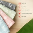 thumbnail image 3 of Fourthline World's First Banana Floral Hand Towel Set of 2, Antimicrobial Towels, Super Soft, Ultra Absorbent, Quick Dry for Gym, Travel, School, Kitchen, Coral, 3 of 4