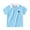 Baby Blue, variant on KYAIGUO Toddler Kids Boys Summer T-Shirt 1-5Y Baby Short Sleeves Lapel Tee Shirt Summer Pullover Cotton Comfortabl Cute T-Shirt
