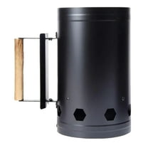 WLIZJ New! In Stock! Barbecue Fire Starter Bucket Bbq Carbon Barrels Tool for Outdoor Grill (Black), Kitchen Supplies Clearance!