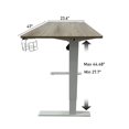 thumbnail image 3 of LJ Bureau d'Ordinateur Électrique à Hauteur Réglable Assis-Debout de 47 Po - Érable, 3 of 5