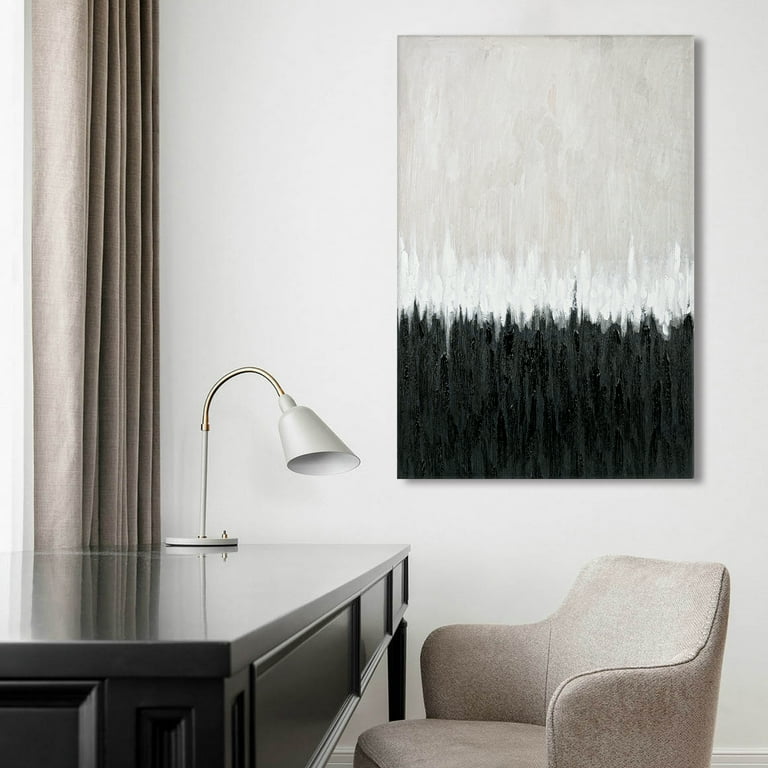 Simple Wall Paintings Black And White
