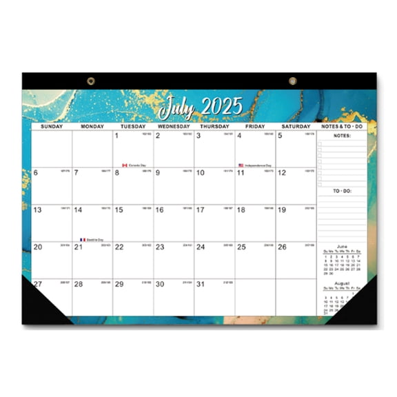 OIUR 2025-2026 Wall Calendar Floral Design Wall Hanging Calendar Jul. 2025 - Dec. 2026 18 Monthly Planner for Home Office School Decor