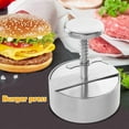 thumbnail image 3 of Molde para hamburguesas de acero inoxidable para hacer hamburguesas, perfecto para cocina de barbacoa oso de fresa  Hogar, 3 of 5