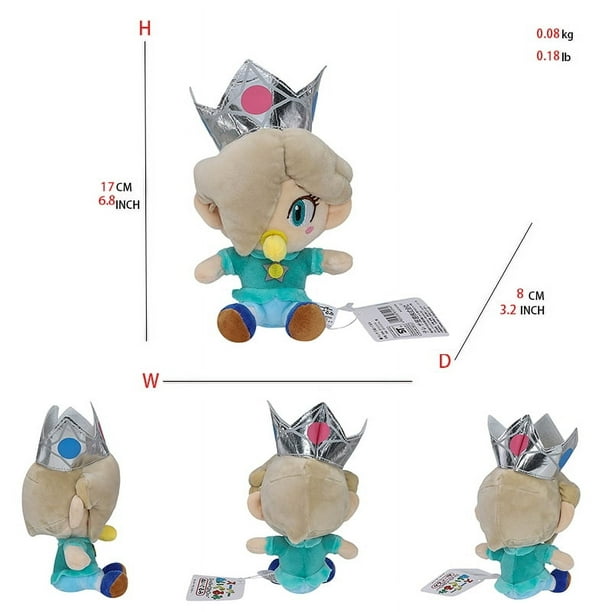 Juguetes de peluche Super Mario Bros Colección de princesas Princesa Peach Daisy Rosalina Pauline Toadette Muñecas de juego de dibujos animados para regalo de niños