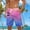 Pink, variant on Dovford Men's Swim Trunks Hawaiian Bathing Mesh Lining Suit Swimsuits Beach Shorts with Pockets 2025
