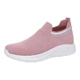 thumbnail image 2 of NexTorq Women's Walking Tennis Shoes Slip On Sneaker Comfortable Lightweight Casual Athletic Gym Shoes Pink 40, 2 of 9