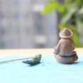 thumbnail image 6 of Sunjoy Tech Miniature Sculpture Handmade Resin Fishing Old Man Statue Fish Tank Aquarium Ornament Home Decor, 6 of 7