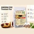 thumbnail image 3 of MindyLLL Ginseng Five Treasure Herbal Tea Bags Kidney Detox Cleanse Caffeine-Free 25 Count, 3 of 10