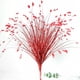 thumbnail image 1 of Xiao Hua Flor artificial con purpurina para decoración navideña, flor de caña, hierba de pavo real falsa, roja, 1 of 4