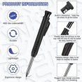 thumbnail image 2 of Solid Carpenter Pencil Set with Built-in Sharpener Deep Hole Mechanical Pencil, 2 of 3