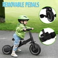 thumbnail image 5 of Little Buddy 4 in 1 Multi-Use Kids Balance Tricycle for 1-3 Year Olds, 3 Wheeler Toddler Bike Trike for Boys Girls with Removable Pedals, Adjustable Seat and Grip Handlebars (Black), 5 of 7