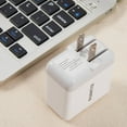 thumbnail image 3 of Luxmo Wall Charger for AT&T RADIANT Max, UL Certified 18W PD USB-C Quick Fast Charging Wall Charger with Type-C to Type-C USB Cable - White, 3 of 9