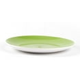 thumbnail image 6 of Stoneware Coupe Shape 18pc Dinnerware Set, Outside White + Inside Bamboo, 6 of 7