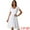 White, variant on DARING DIVA Women's Chiffon Self Tie Multi-wear Dresses S Blue