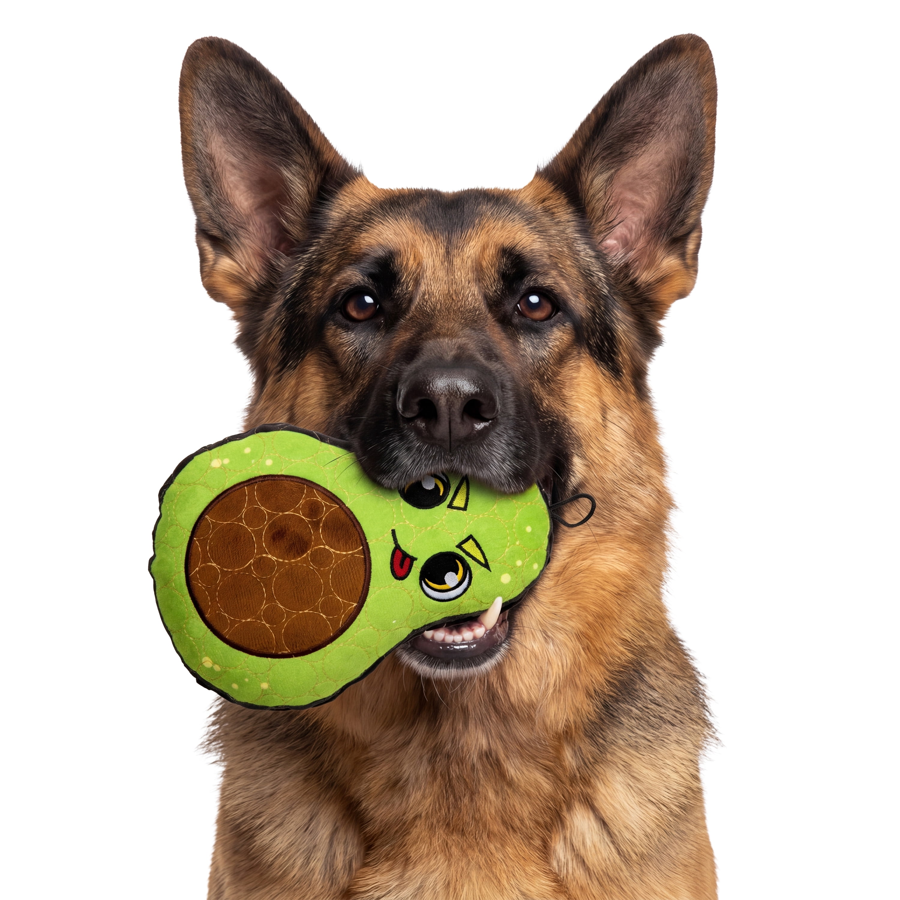 Bite Force Avocado Durable Plush Dog Toy