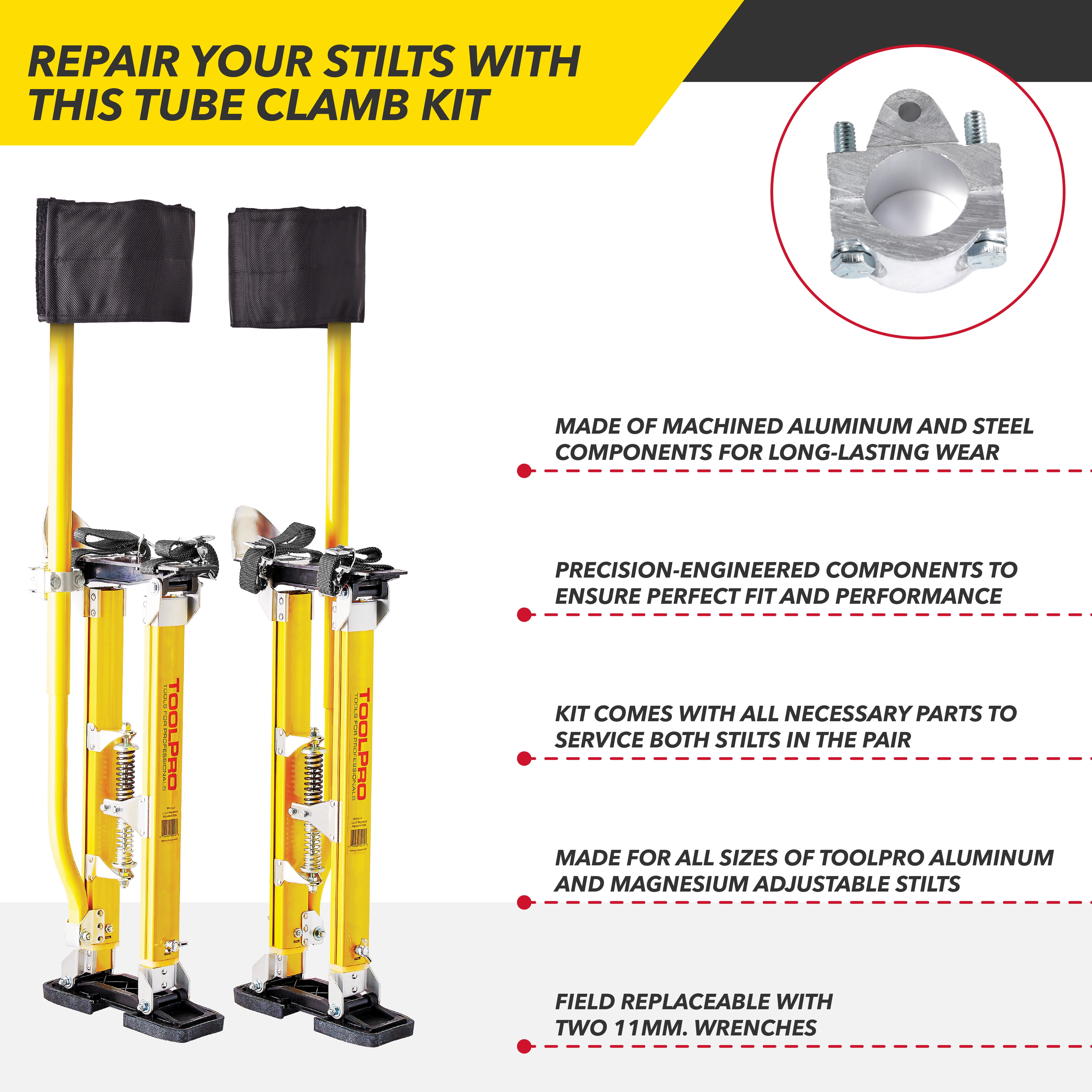 ToolPro Replacment Tube Clamp Kit