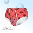 thumbnail image 3 of Pofeuu Ladybugs On Red Polka Dot Print Boy's Briefs Toddler Boys' Underwear, Organic Cotton, Comfort Briefs-XX-Small, 3 of 7