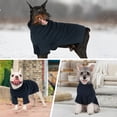 thumbnail image 2 of Suéter para perros, cuello alto, cuello alto, ropa de invierno tejida, 2 of 7