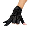 thumbnail image 4 of 1 par de guantes de pesca al aire libre, transpirables, resistentes al desgaste, 3 medio dedo, accesorio (negro), 4 of 8