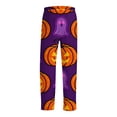 thumbnail image 4 of Satingcolo Mens Pajama Pants Halloween Soft Lightweight Men's Pajama Bottoms Sleep Lounge Pants For Men With Drawstring, 4 of 7