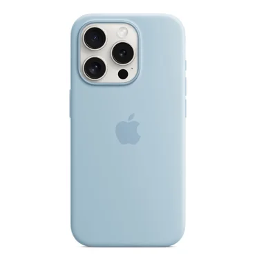 Silicone Case for iphone 15 Pro Max Silicone Case with Magsafe Phone Protective Back Cover 6.7 Inch-Light Blue