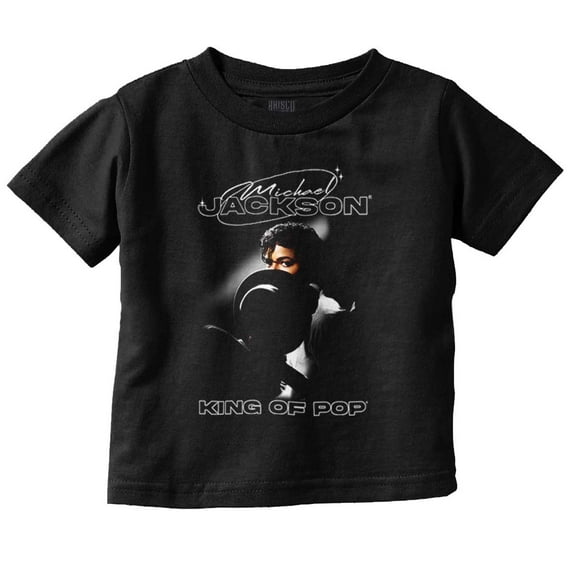 Michael Jackson Smooth Criminal Toddler Kids Crew Neck Graphic T-Shirt Brisco Brands 6M