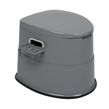 UBesGoo Portable Toilet for Camping Hiking RV Boating and Trip Grey