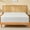 01 - Cream White, variant on Twin Fitted Sheet, Bottom Single Fitted Sheet Only with Elastic Corner Straps, Deep Pocket for 10-15 Inch Mattress - Soft Microfiber - Breathable, Hypoallergenic, Wrinkle Free - Tan