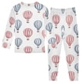 thumbnail image 2 of joogoo Balloons 2 Piece Long Sleeve Tee and Pants Cotton Pajama Set 6Y, 2 of 7