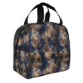 thumbnail image 2 of Disketp Watercolor Snake Skin Bolsa Térmica para Almuerzo para Hombre y Mujer, Ideal para Trabajo, Senderismo y Picnic, 2 of 8