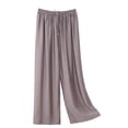 thumbnail image 2 of Hilenly Womens Pajama Pants Wide Leg Lounge Bottoms Comfy Viscose Pajamas for Women, 2 of 6