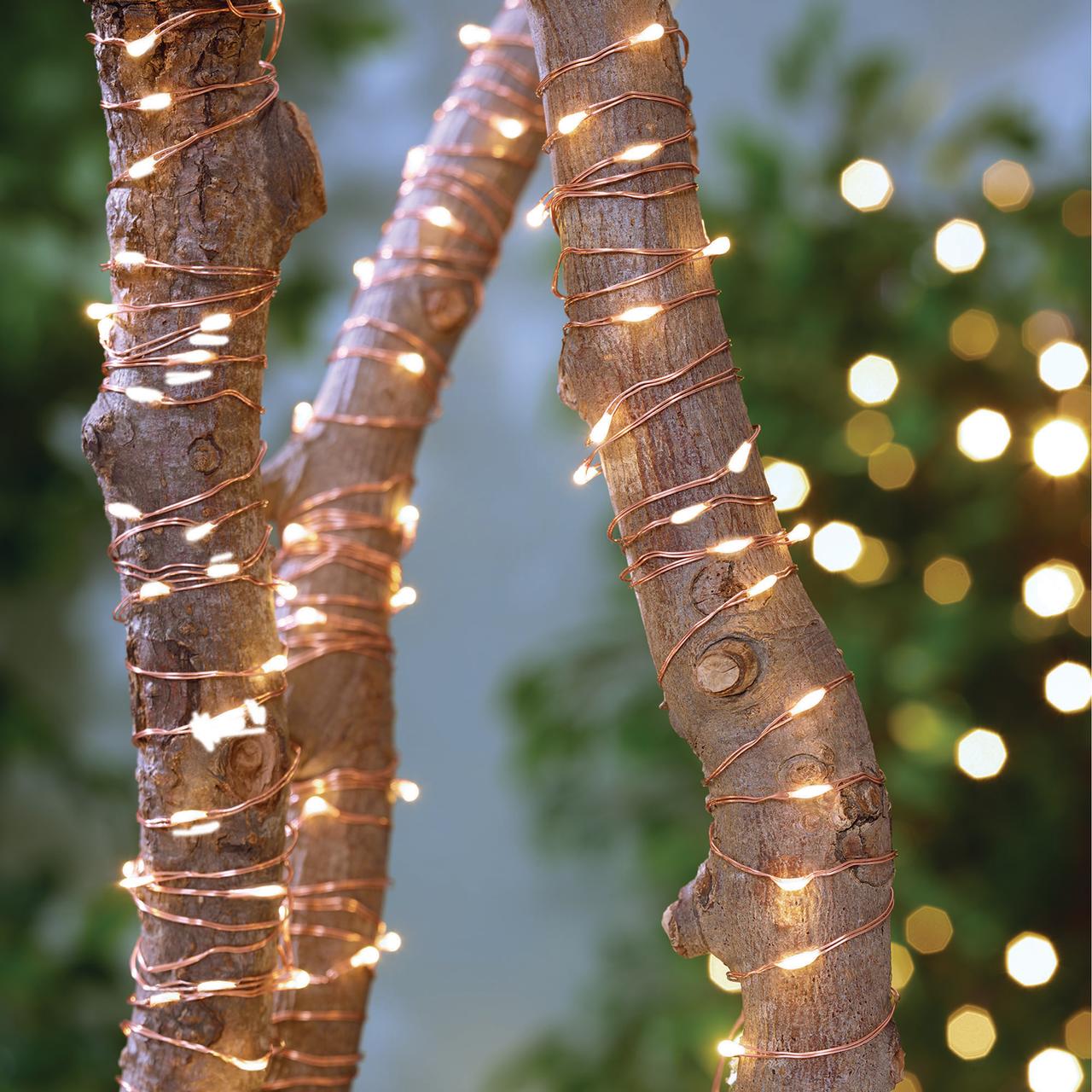 Better Homes & Gardens 36-Count LED Warm White Wire Outdoor String Lights with 8 Lighting Functions - image 3 of 8