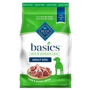 Blue Buffalo Basics Adult Grain Free Dry Dog Food, Lamb & Potato, Chicken Free, 4lb Bag