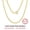 SC53-14K-20, variant on Rinntin 925 Sterling Silver Italian Handmade 1.2mm Chopin Chain Necklace for Women Fashion Simple Basic Neck Chain Jewelry SC53