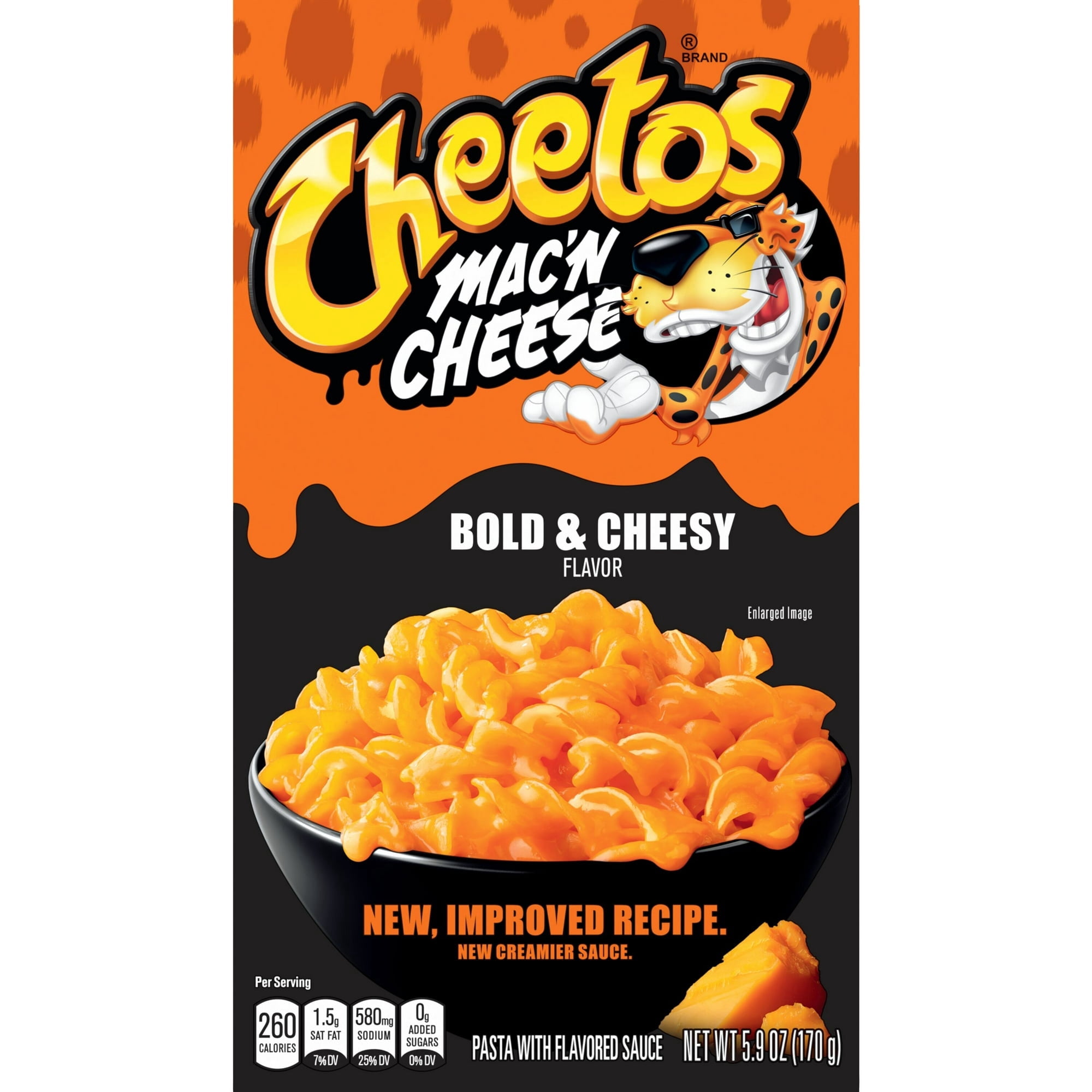 Cheetos Mac N Cheese Pasta with Flavored Sauce Bold & Cheesy Flavor, 5.9 oz Box (Pack of 4)