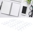thumbnail image 1 of 50PCS Comb Binding Spine 16mm 3 Rings A4 PP Book Binder Spine Reports Presentations, 1 of 7