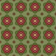 thumbnail image 1 of Ahgly Company Machine Washable Indoor Square Transitional Red Brown Area Rugs, 6' Square, 1 of 7