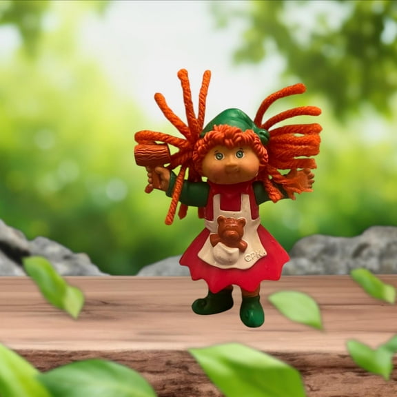 Cake Topper Cabbage Patch Kids Doll Pvc Figure Figurine Holiday 3” Gift