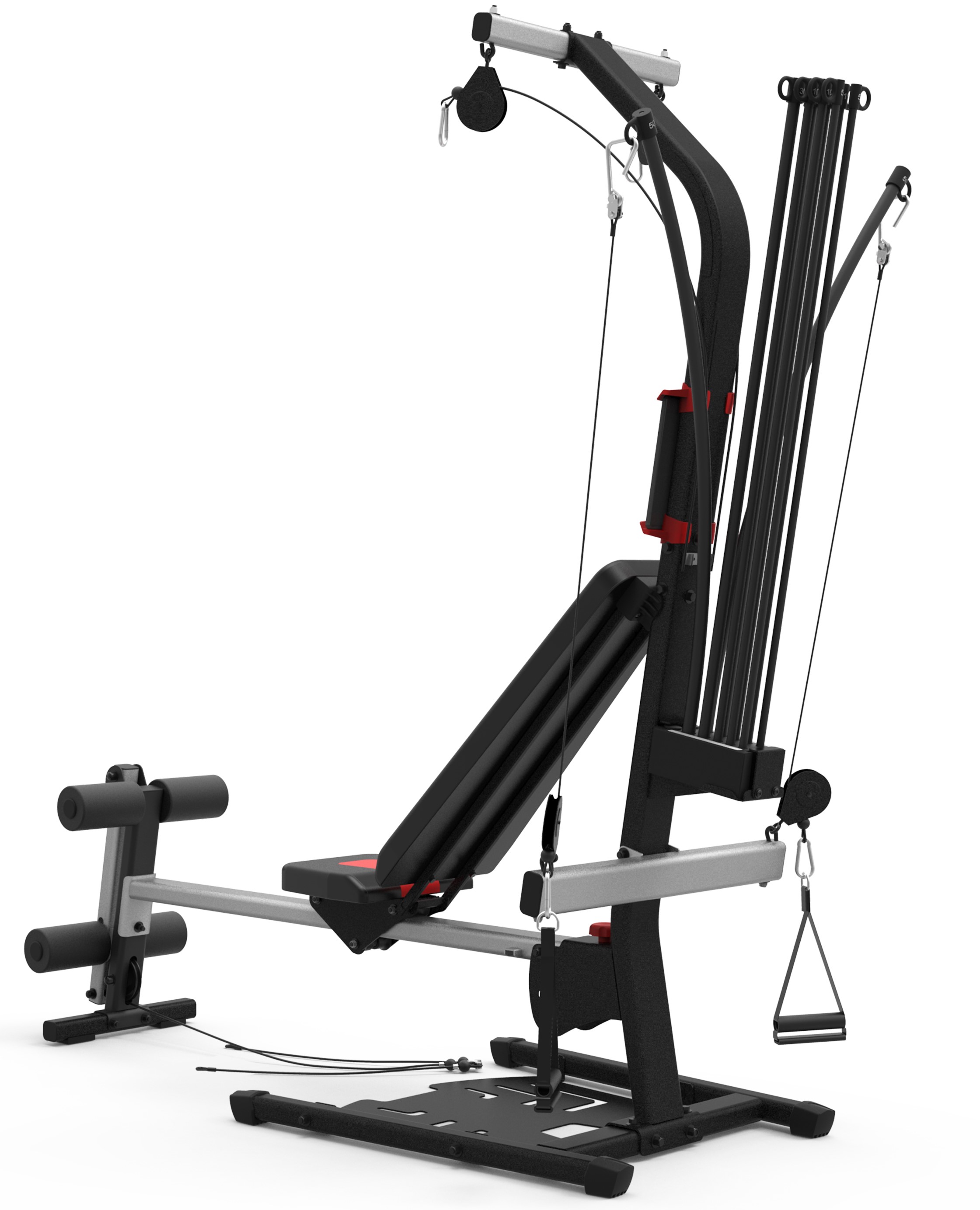 Bowflex PR1000 Home Gym Weight Lifting Aerobic Rowing and Vertical Folding Bench - image 5 of 10