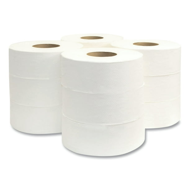 Morcon Tissue Jumbo Toilet Paper, Septic Safe, 2-Ply, 12 Rolls Per ...